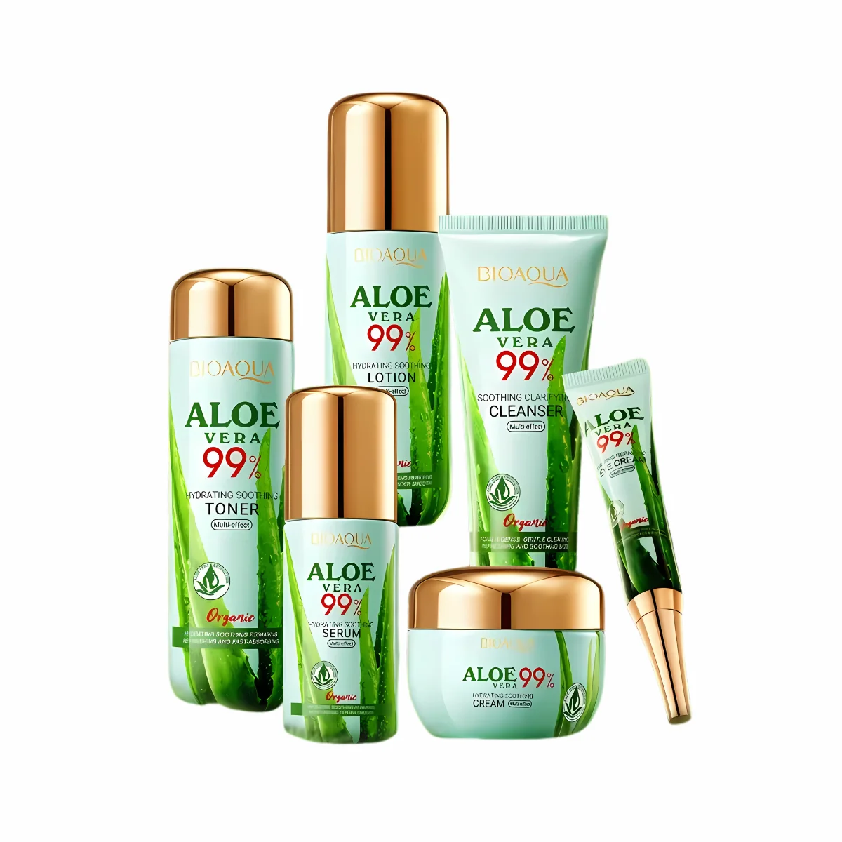 Kit Facial Aloe Vera 99% Bioaqua - Imagen 2