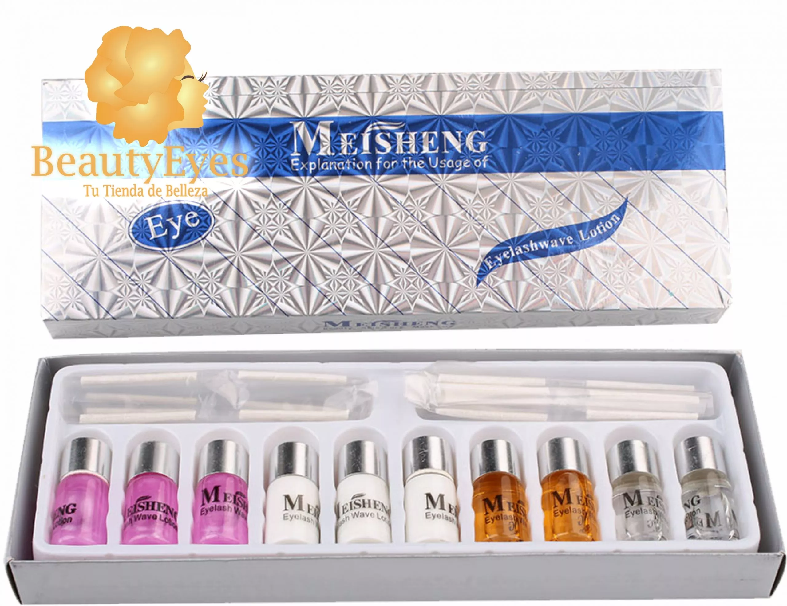 KIT_ONDULADO_MEISHENG2 Kit Ondulado Lifting + Tinte + Pega + Rulo+ Espatula - Imagen 3