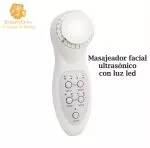 Masajeador Facial Ultrasonico Con Luz Led 7 Colores