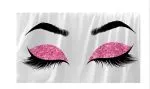 Cobija-Manta Blanca + Fucsia Pesta?a + Cejas