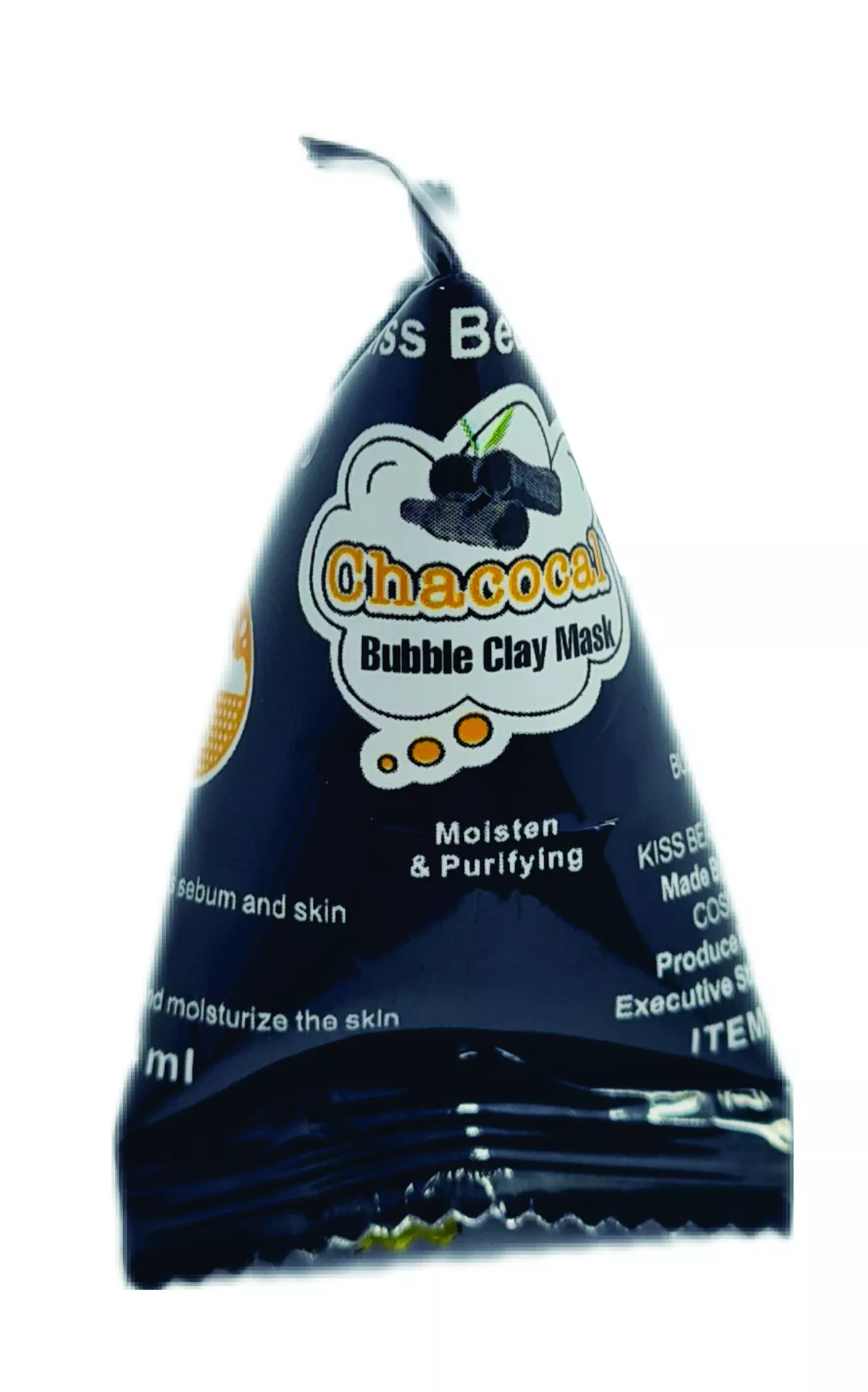 Mascarilla carbón sachet Mascarilla en sachet de carbon activado Kiss Beauty - Imagen 1