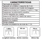 Camilla Portátil para spa, estéticas, consultorios médicos - Imagen 2