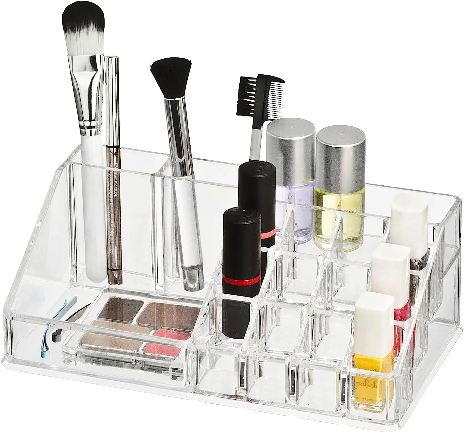 Organizador Organizador Acrilico 16 Compartimientos Pigmenos, Maquillaje - Imagen 1