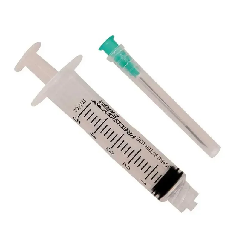 P Jeringa 5ml Hipodermica 21gx1 1/2 Desechable X100und - Imagen 1