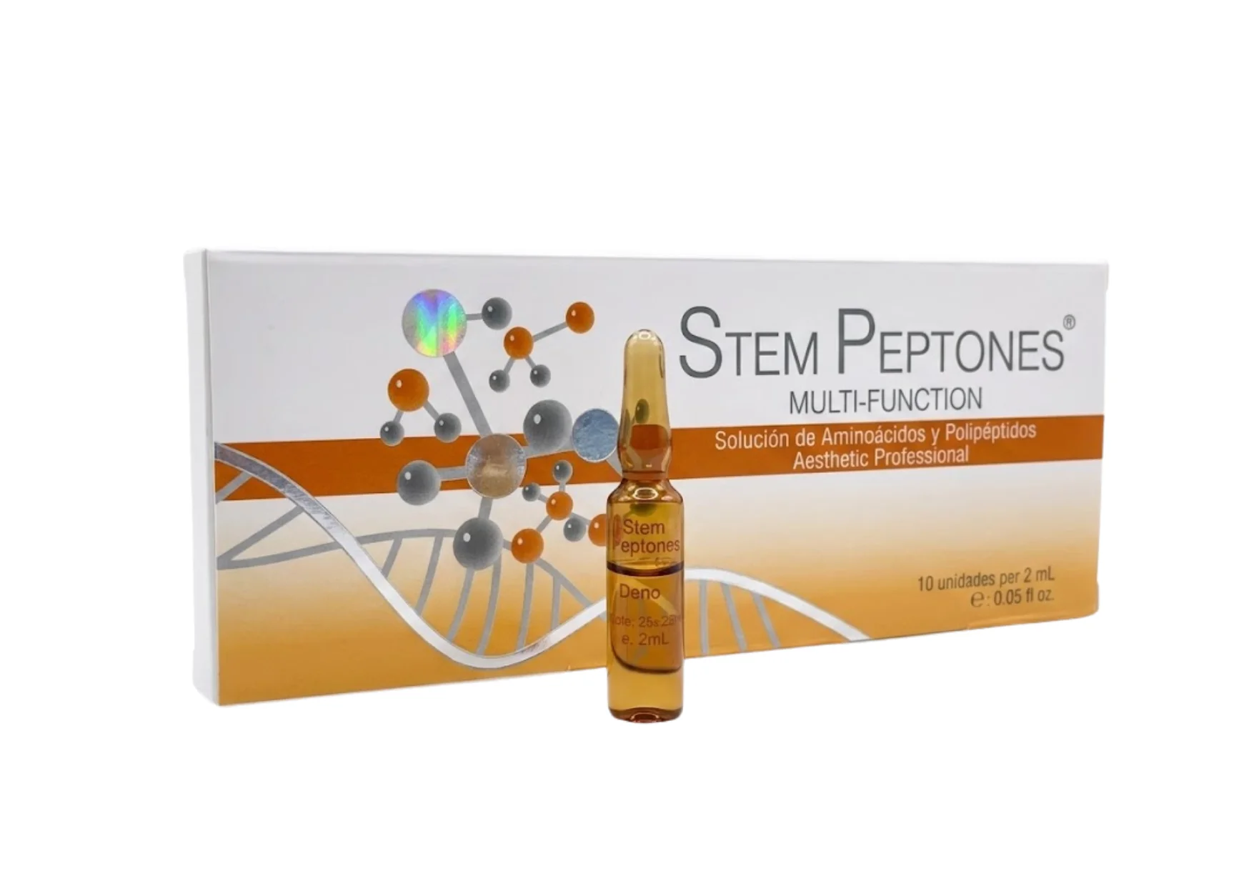 P0733 DENOVA Peptonas Stem Peptones Ampolla 2 ml - Imagen 1