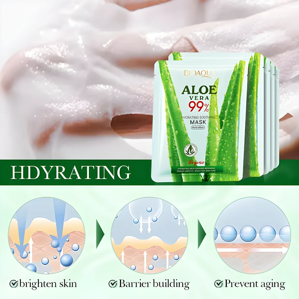 Velo Facial Aloe Vera 99% - Imagen 3