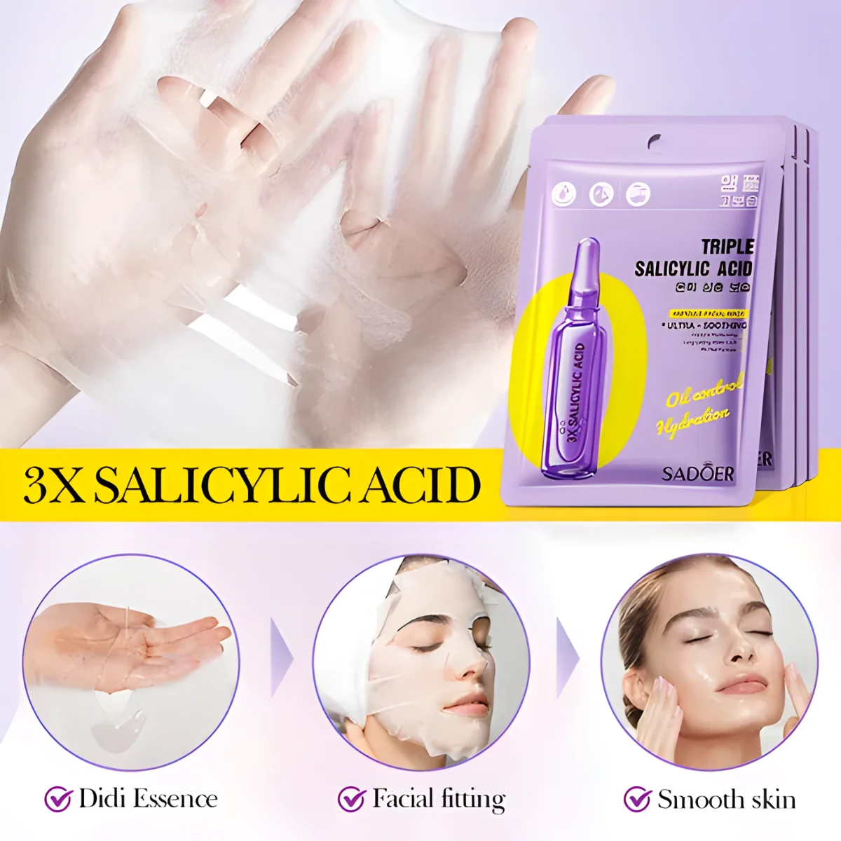 Velo Triple Salicylic Acid Sadoer - Imagen 2