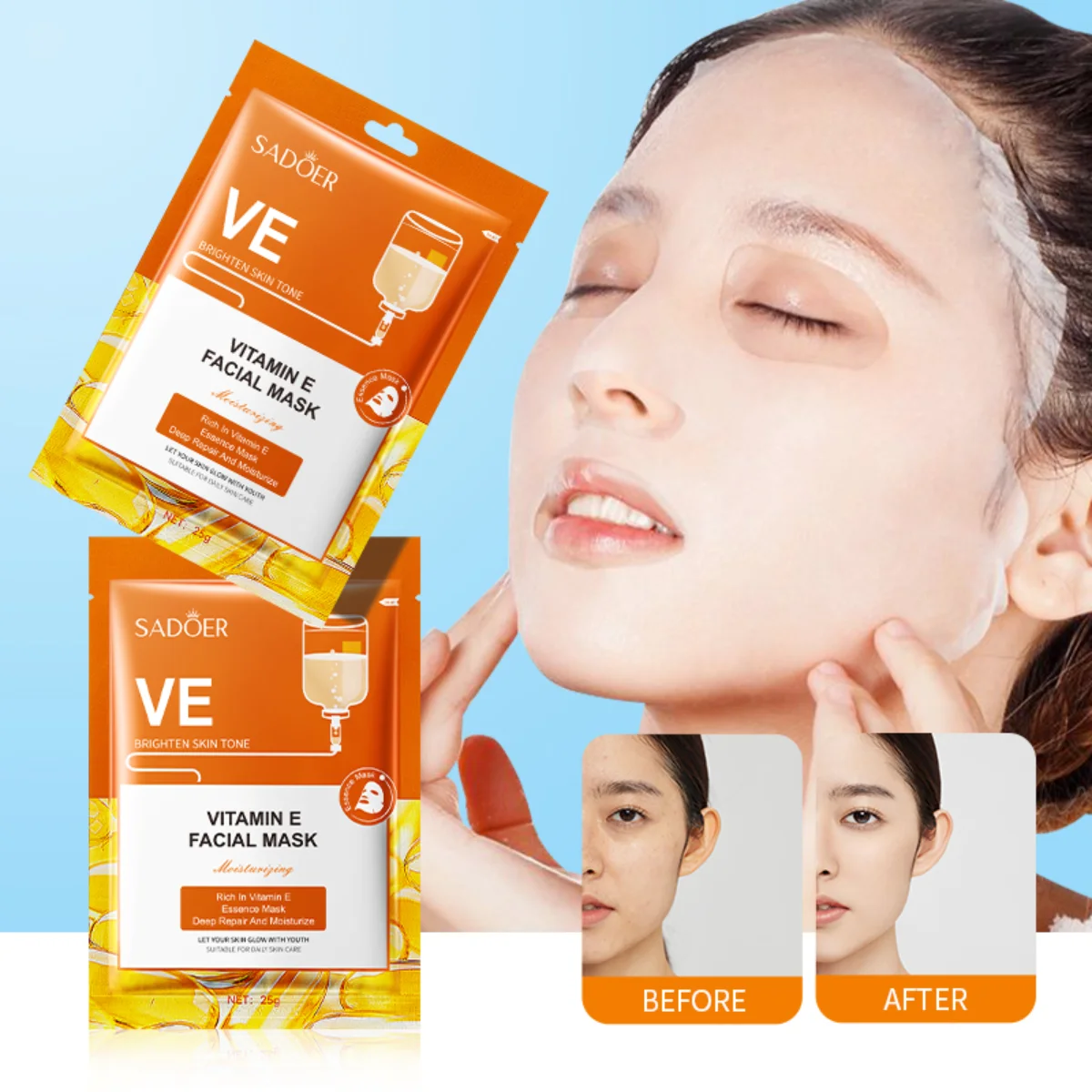 Velo Facial Vitamina E – Sadoer - Imagen 3