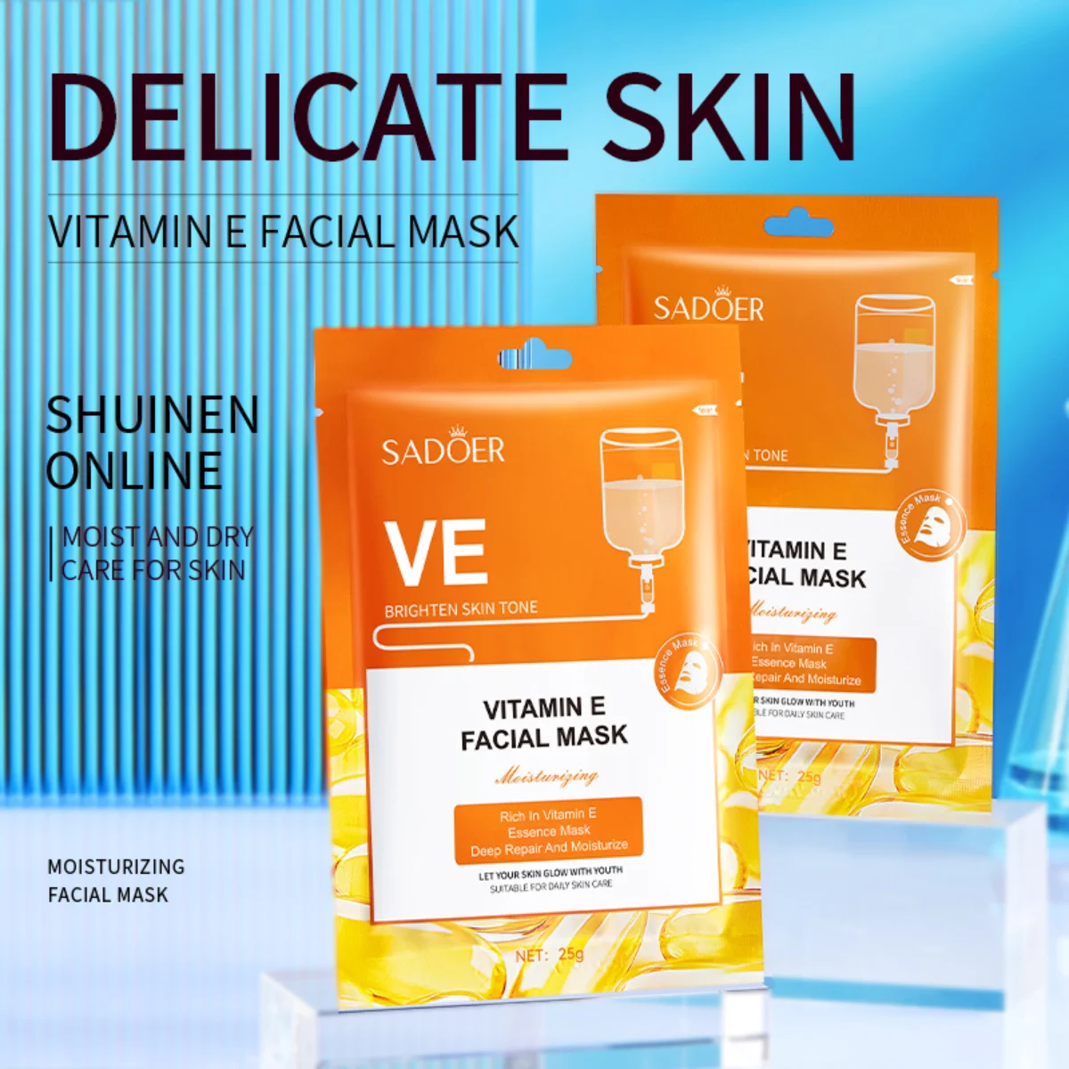 Velo Facial Vitamina E – Sadoer - Imagen 2