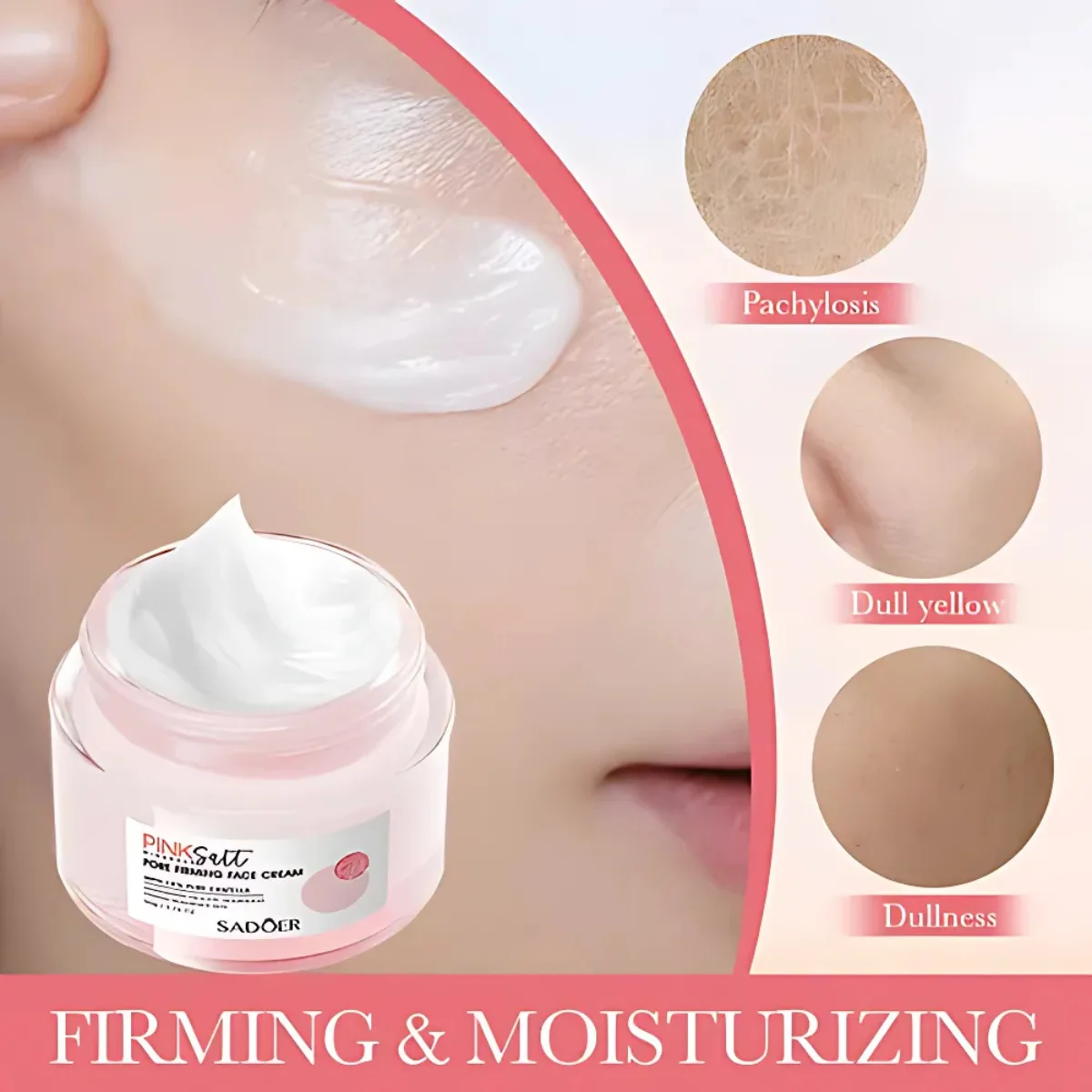Crema Facial Sal Rosa del Himalaya con Ácido Hialurónico + Centella - Imagen 2