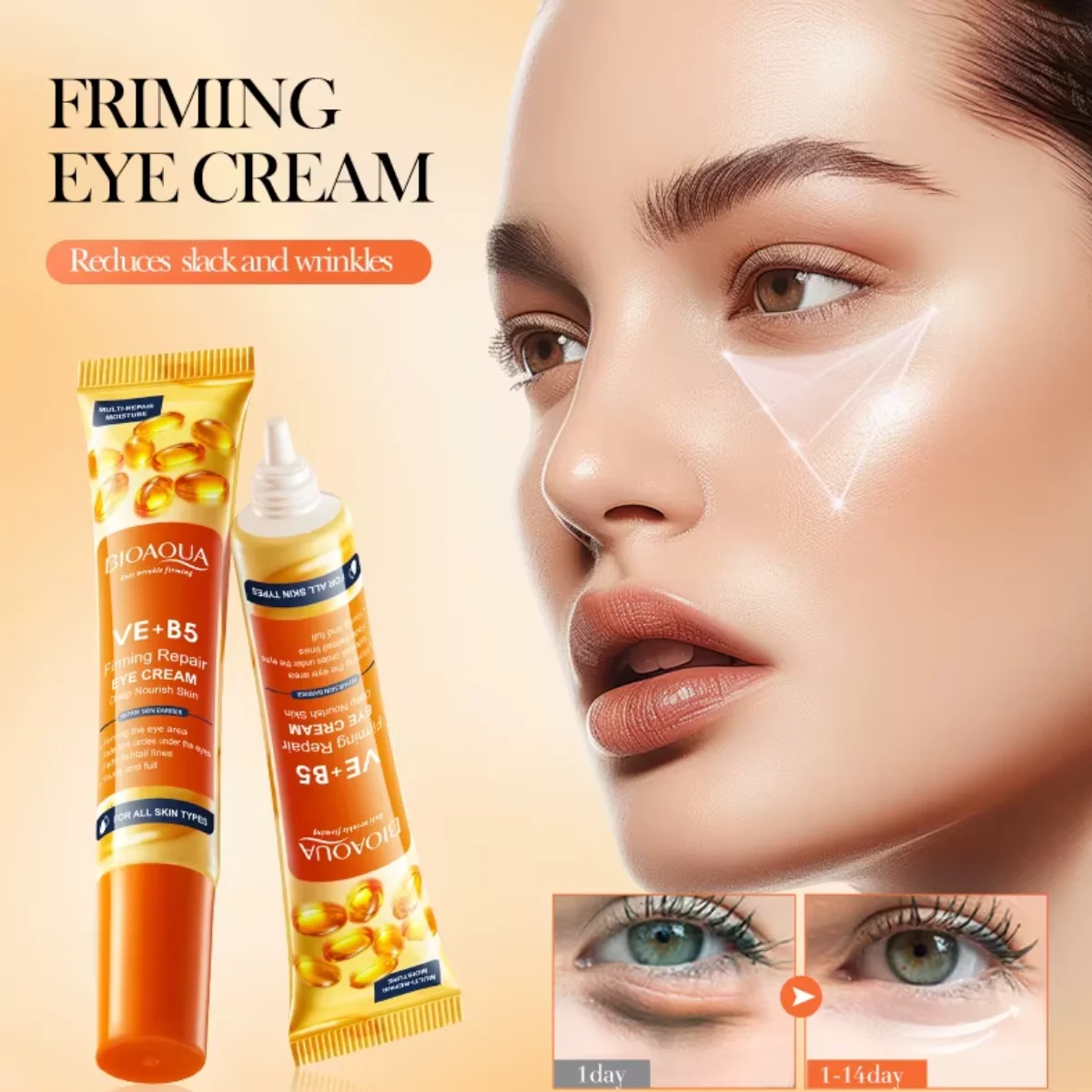 Contorno Ojos Ve+B5 20Gr Bqy17918 Bioaqua - Imagen 3
