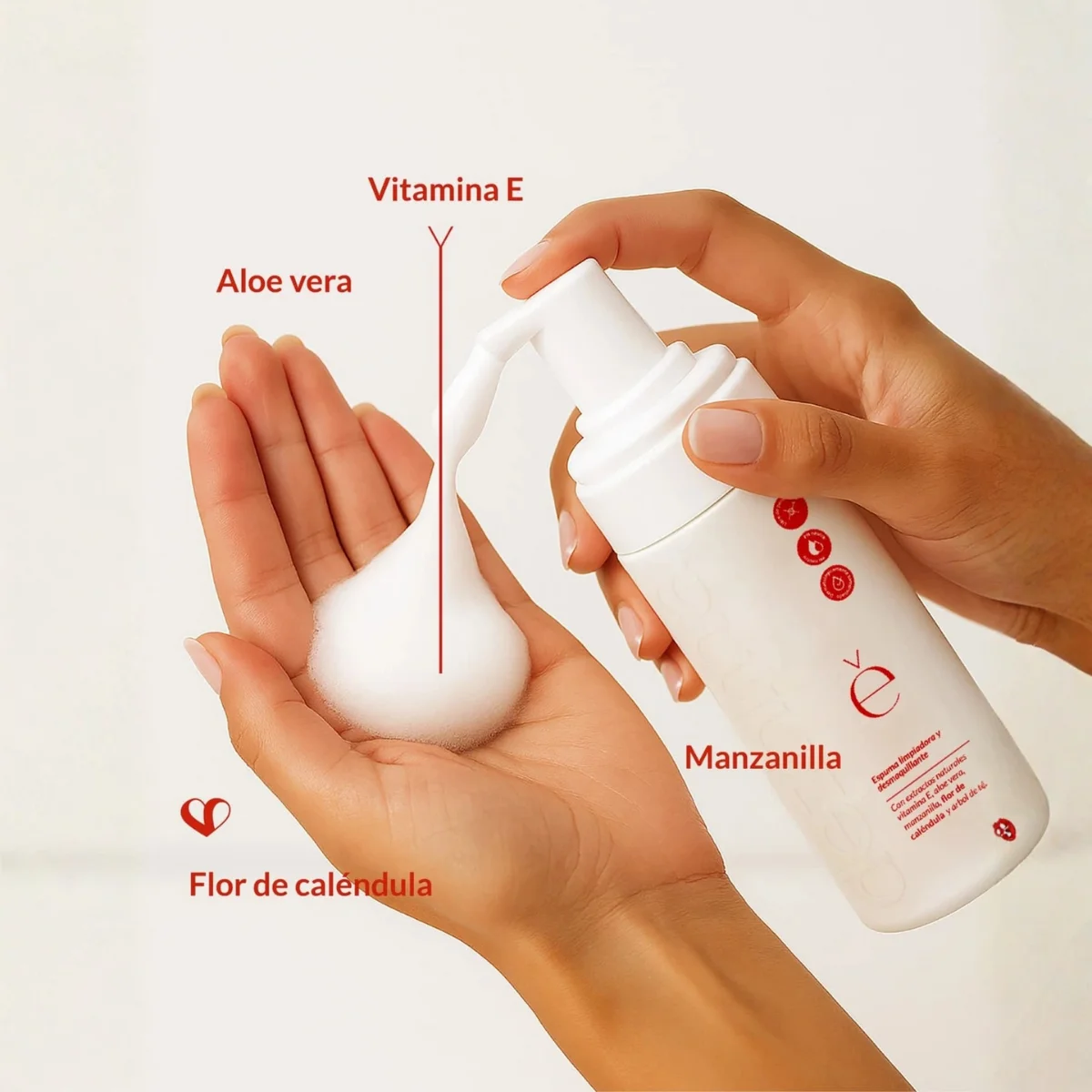 Espuma Shampoo Dezhma Limpiadora Desmaquillante 220Ml - Imagen 3