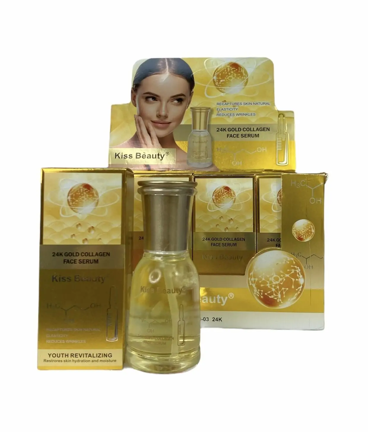 P2067_SUERO_24K_GOLD_COLLAGEN_50ml Suero 24K Gold Collagen 50Ml  Kiss Beauty - Imagen 2
