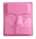 Molde Rostro Plastico Practica Pestañas Und - Imagen 2