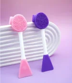 Brocha Silicona Paleta + Limpiador - Imagen 2