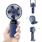 Ventilador Portatil Led Recargable Fan - Imagen 4