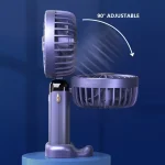 Ventilador Portatil Led Recargable Fan - Imagen 2