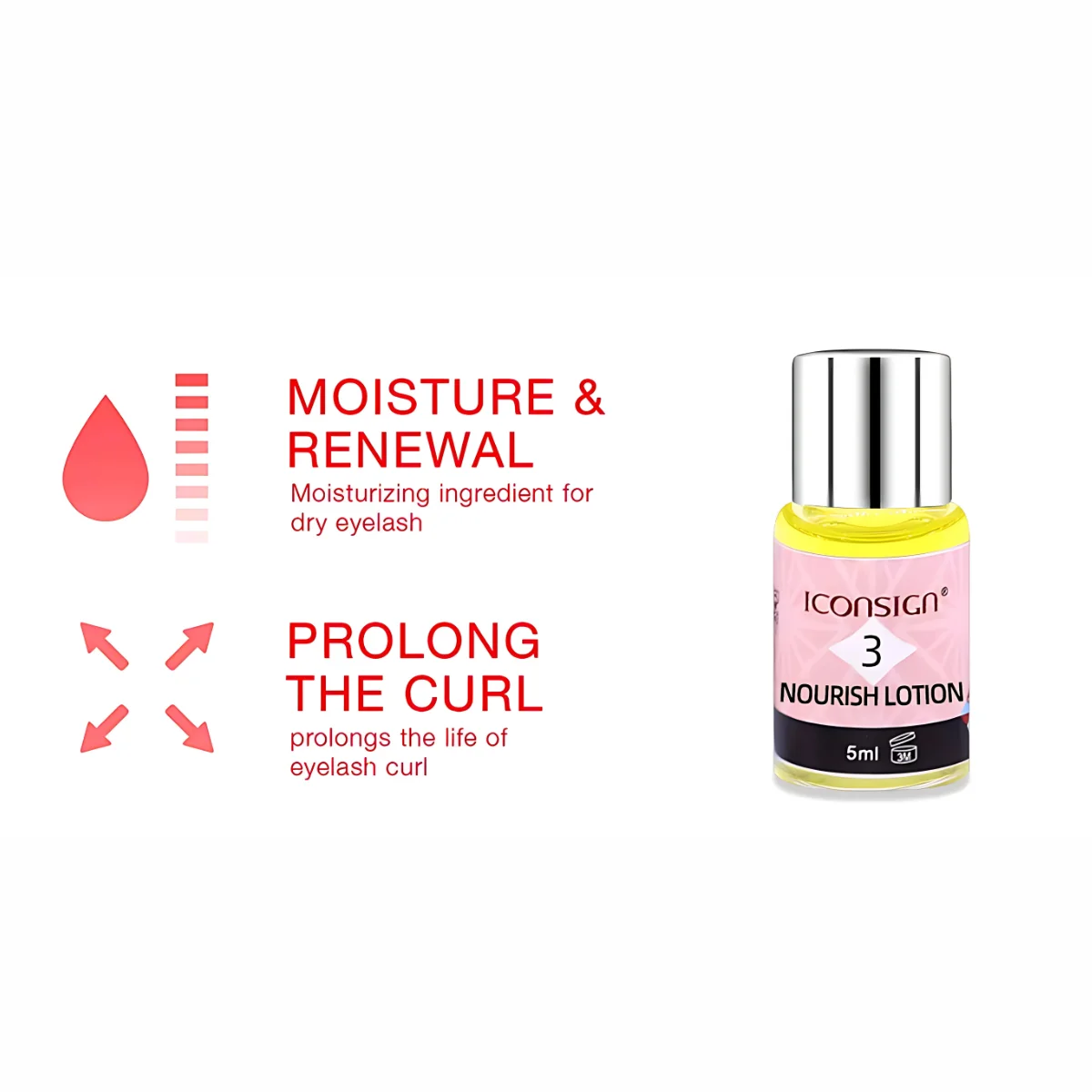 Paso 3 Ondulador Pestañas Iconsign Nourish Lotion - Imagen 2
