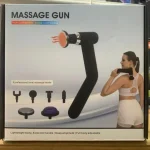 Pistola Fascial Gun Negra Calor/Frio 6 En 1 + Extensión - Imagen 2
