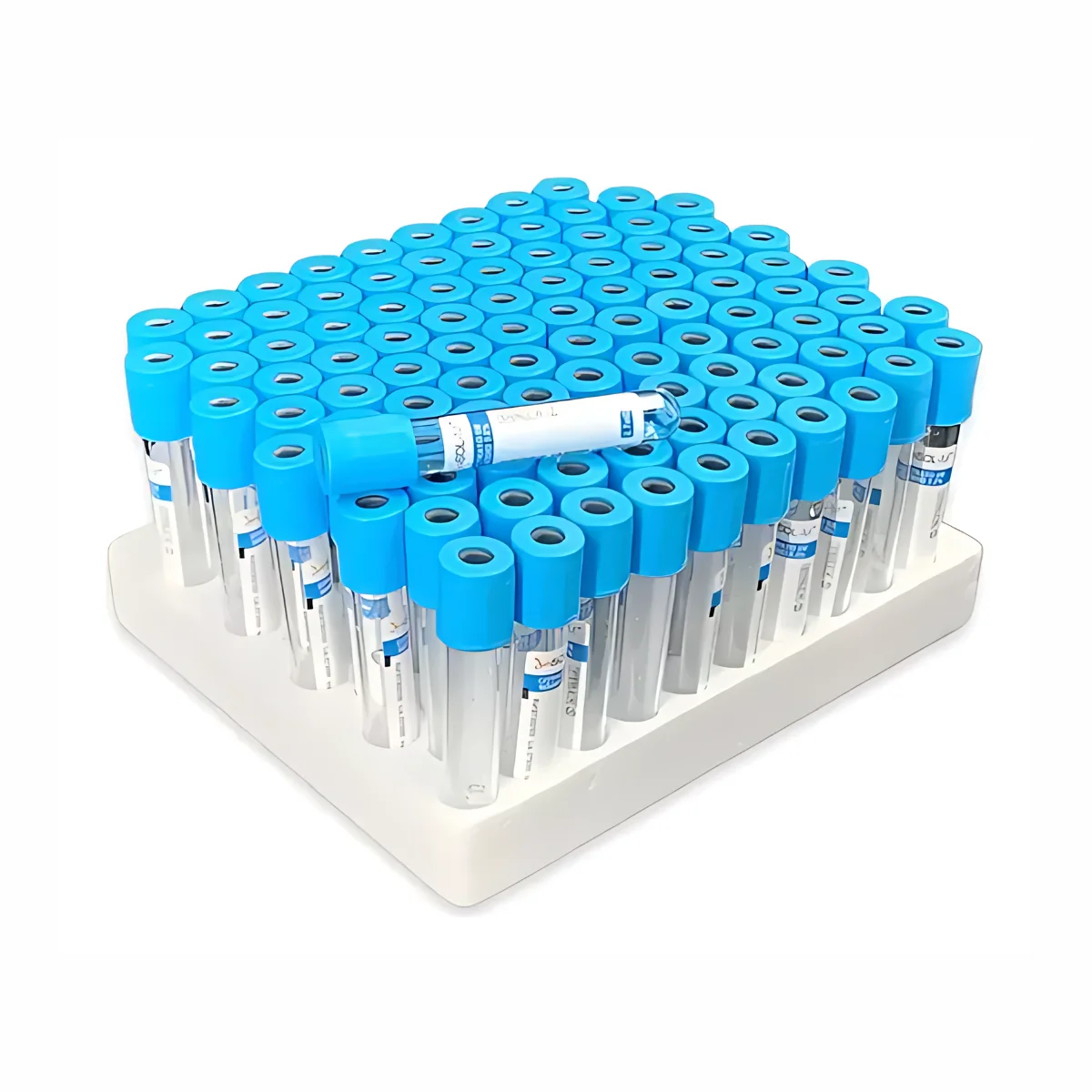 Set X 100 Nacional Tubos Plasma Citrato Sodio 3.2% Azul 4.5Ml - Imagen 2