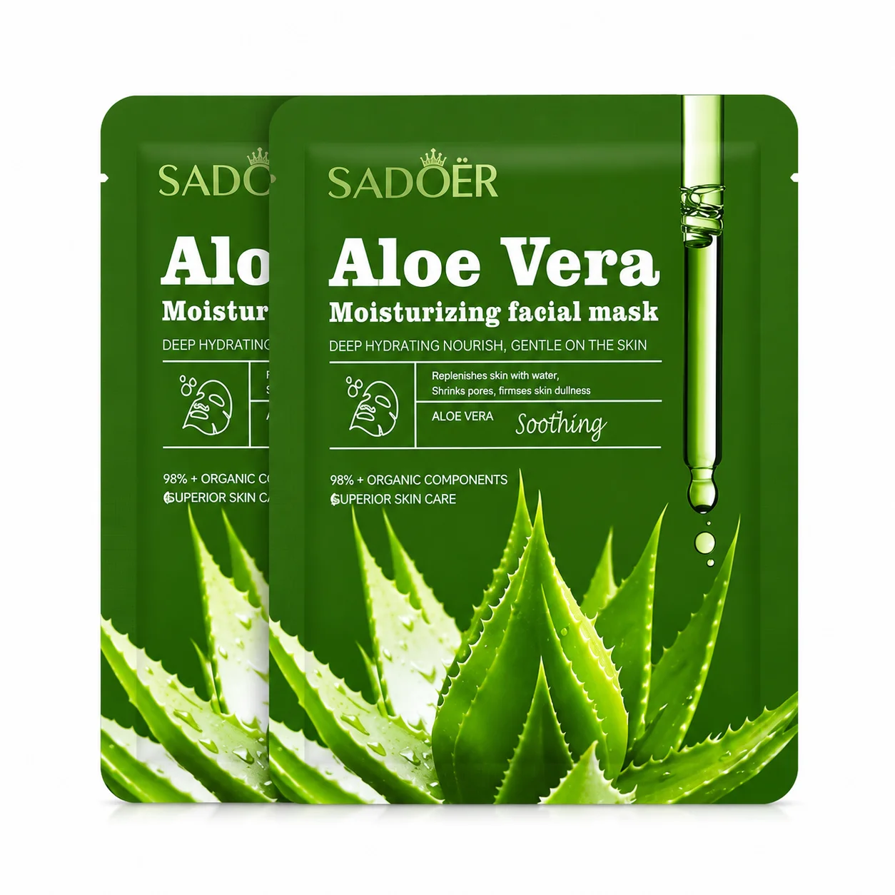 VELO FACIAL ALOE VERA SADOER - Imagen 1