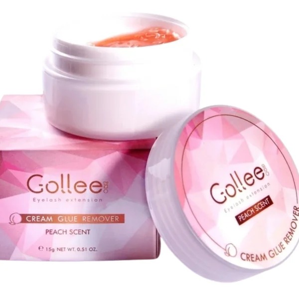 Removedor de crema peach scent.