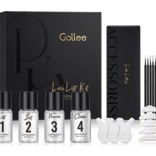 Kit de levantamiento de pestañas lash fit Gollee.