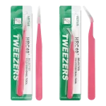 Pinza Curva Y Recta Tweezers