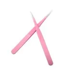 Pinza Curva Y Recta Tweezers - Imagen 2