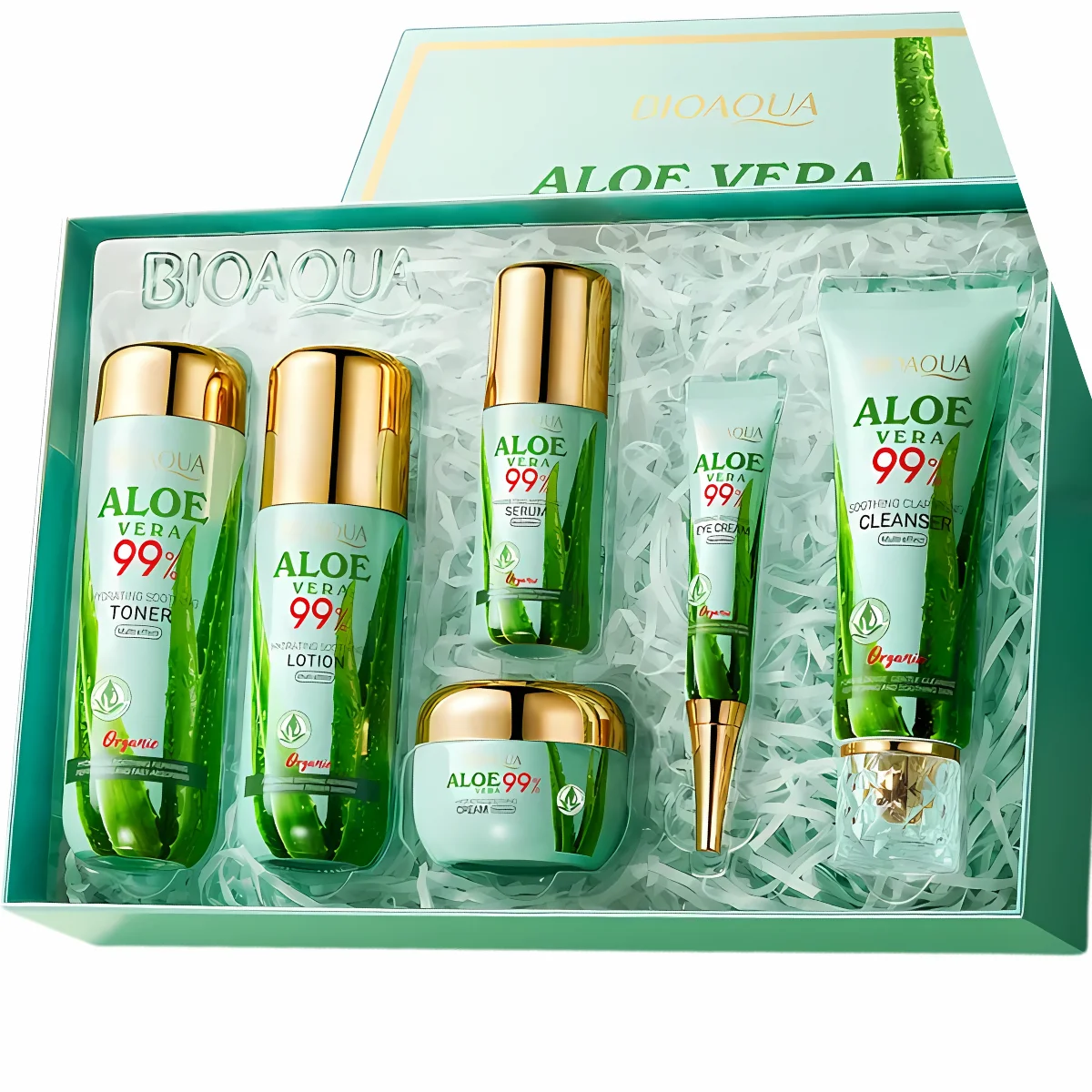 Kit Facial Aloe Vera 99% Bioaqua - Imagen 1