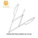 1 Regla Compas de 3 puntos de Acero Inoxidable para Dise?o de Cejas - Imagen 2