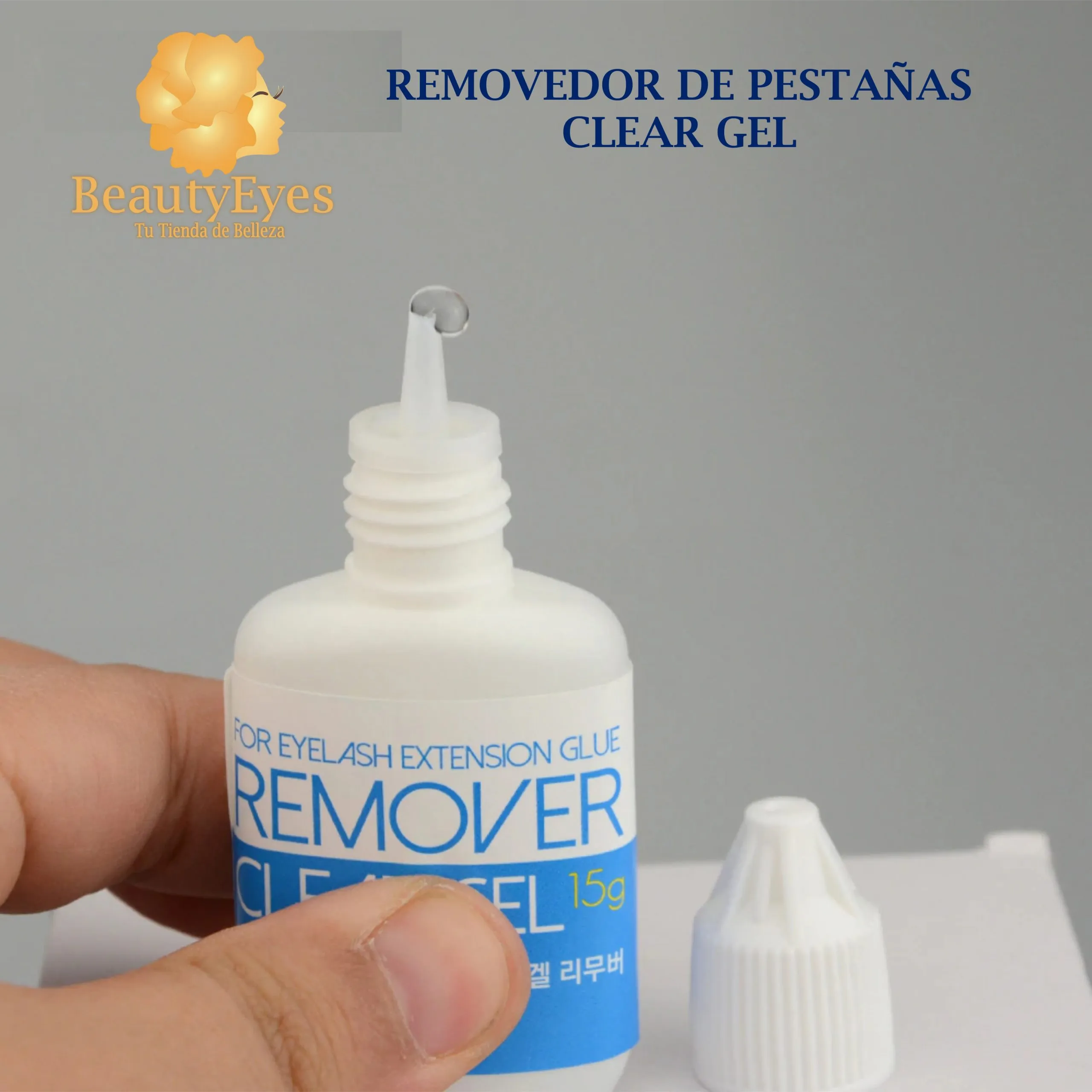 REMOVEDOR_CLEAR_GEL_4 REMOVEDOR DE PESTA?AS BLUE CLEAR GEL 15GR UD - Imagen 2