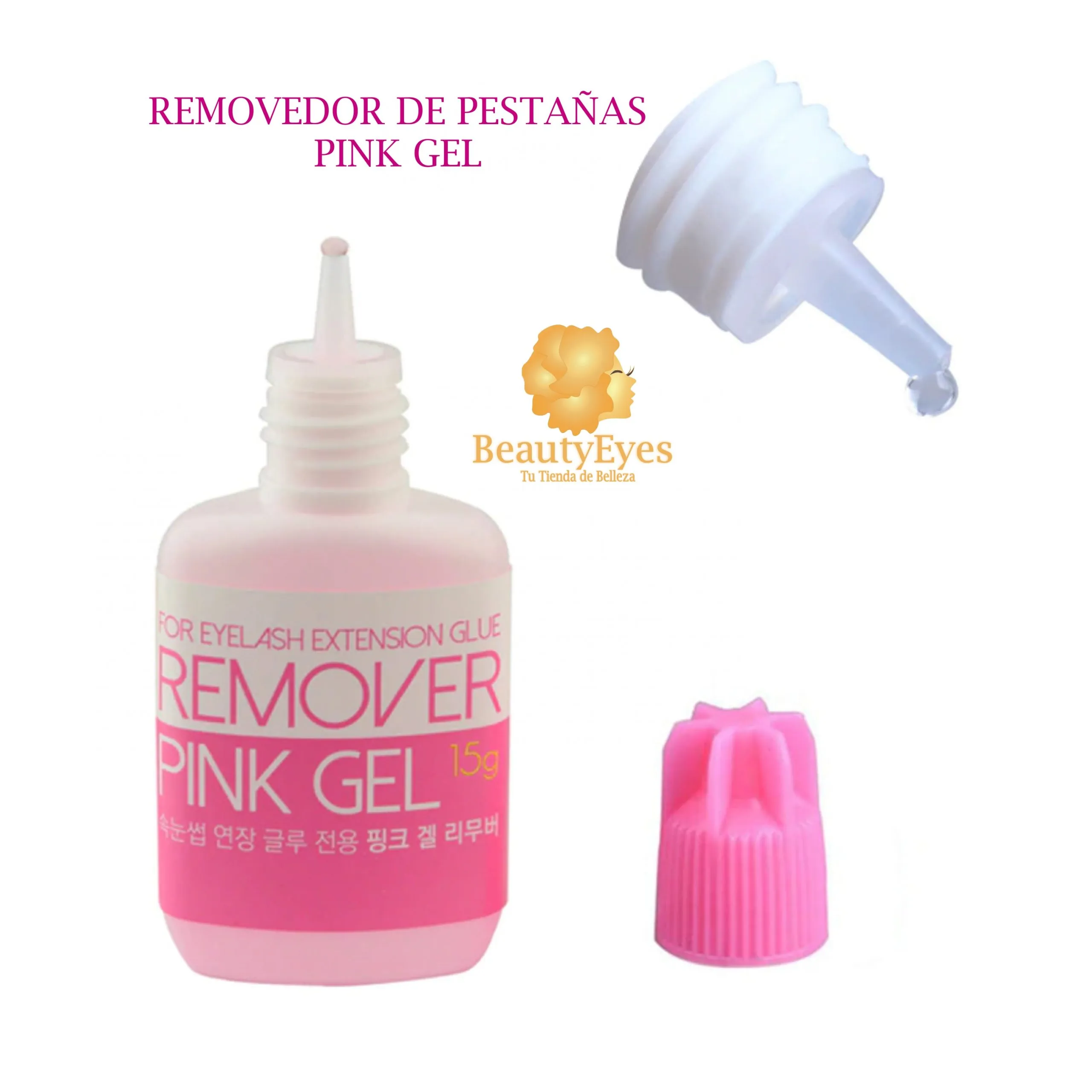 REMOVEDOR PESTA?AS PINK 15 GR GEL UD - Imagen 2