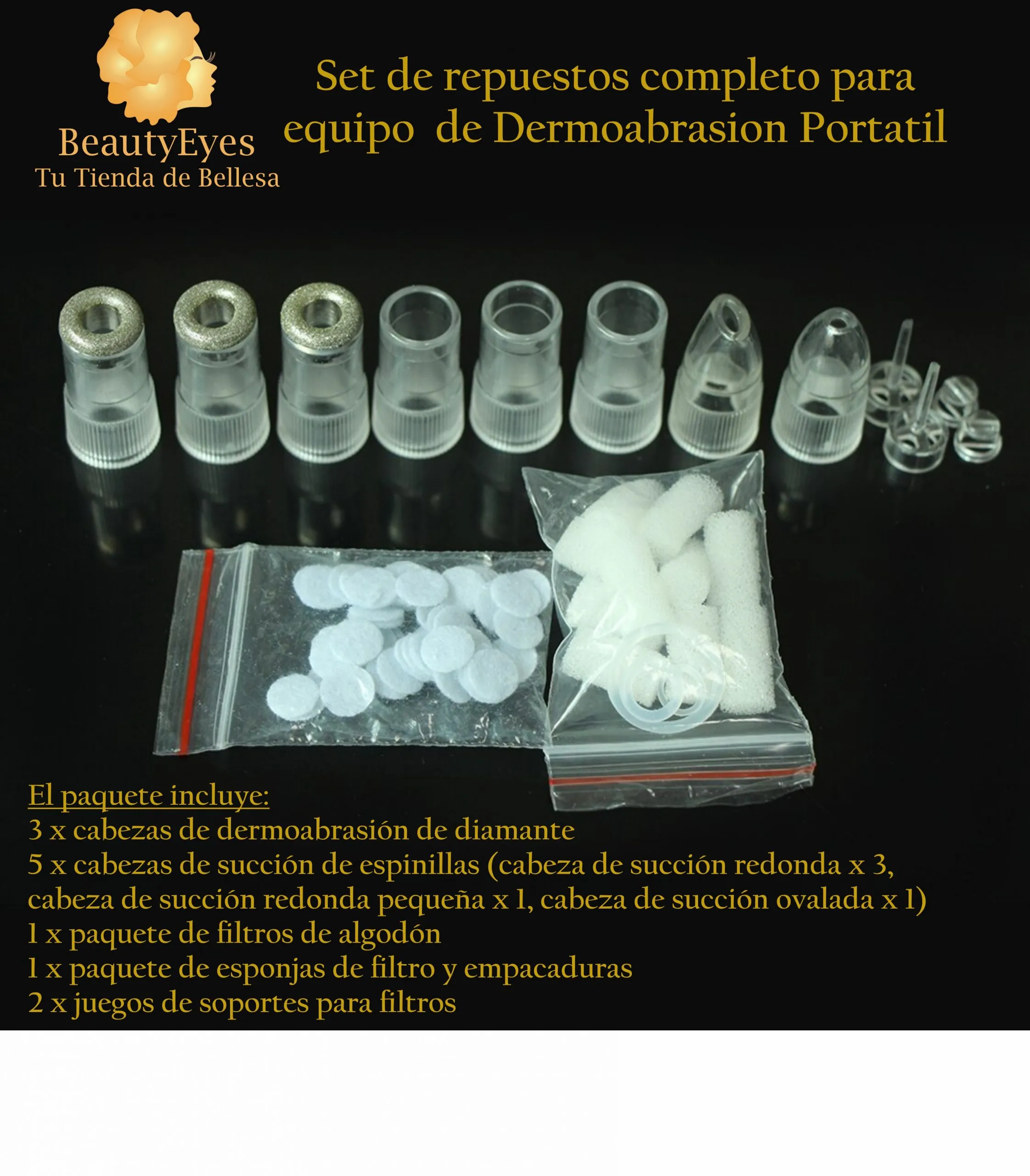 Repuestos Para Dermoabrasion Portatil - Imagen 1
