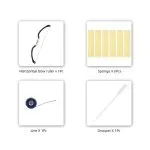 Regla Arco Lineal Diseño De Cejas Con Nivel - Imagen 9