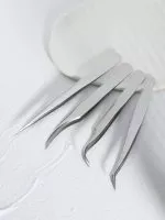 Set de 4 Pinzas para colocacion de Extensiones de pesta?as - Imagen 5