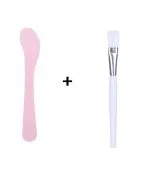 Set de brocha + espatula para mascarilla hidroplastia - Imagen 3