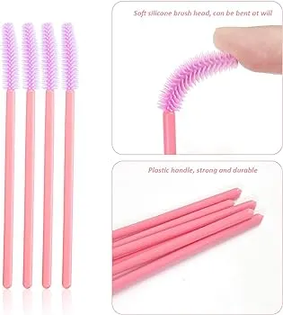 50 Cepillo Cerdas Silicona Pestañas / cejas - Imagen 7