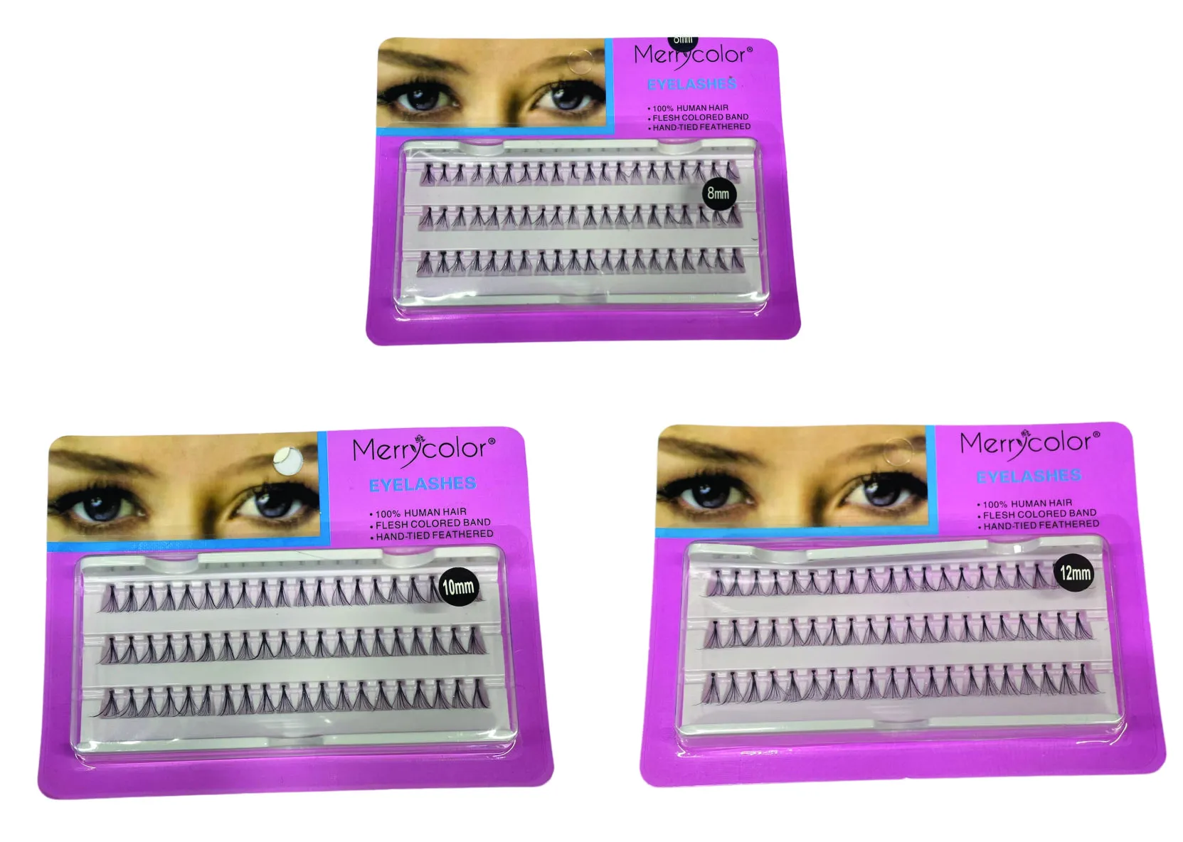 TODOS LOS LARGOS Pestañas Punto A Punto Merry Rose - Imagen 1