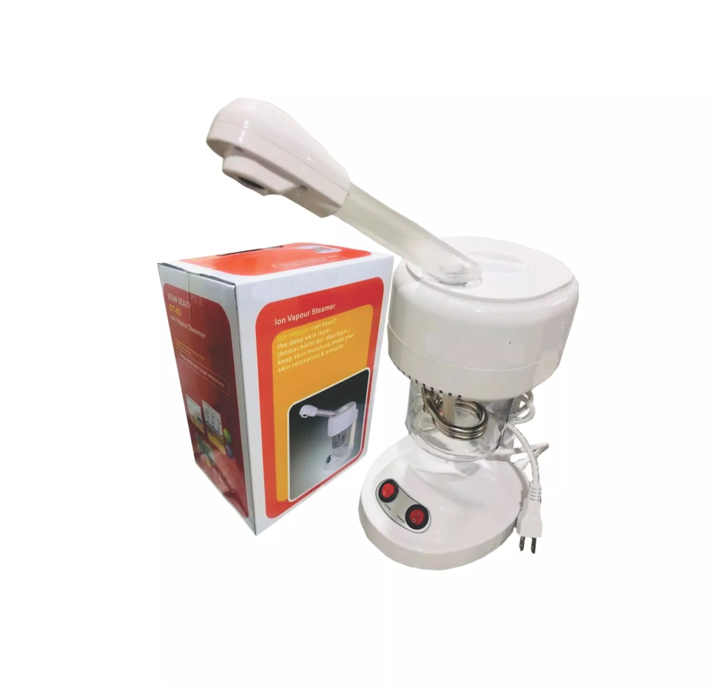 Kit Vapor ozono caja naranja +paleta Peeling + crema colageno Bioaqua - Imagen 2