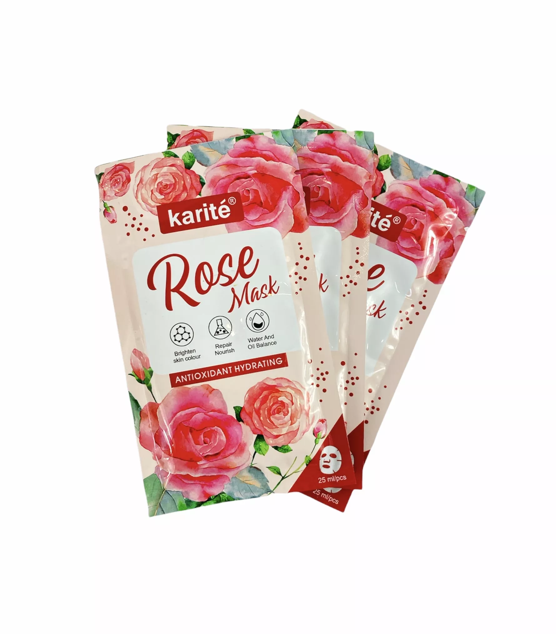 VELO FACIAL KARITE_4 Combo Skin Care Rosas 6 piezas - Imagen 3