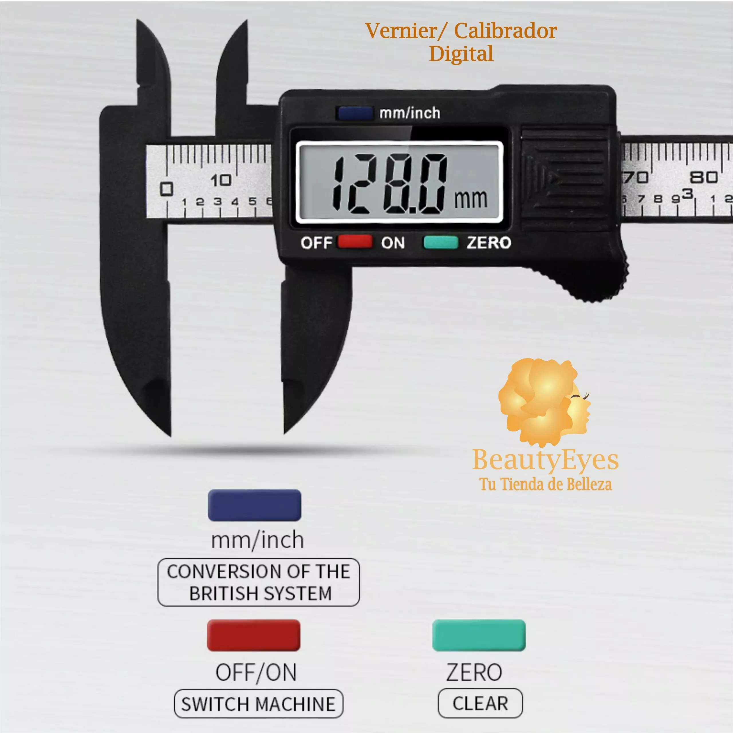 Pie De Rey Regla Digital Ceja - Imagen 6