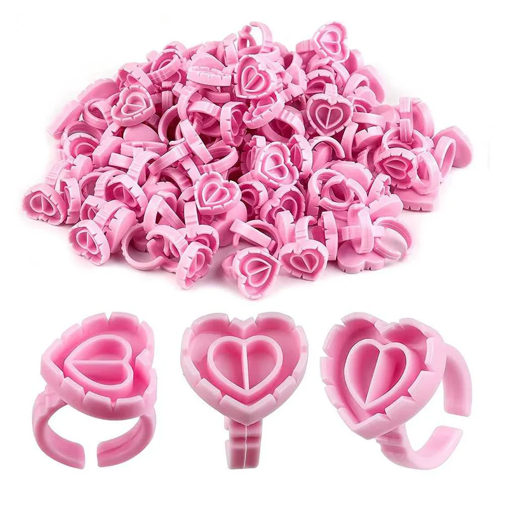 ANILLO CORAZÓN – VOLUMEN RUSO X100 UND - Imagen 1