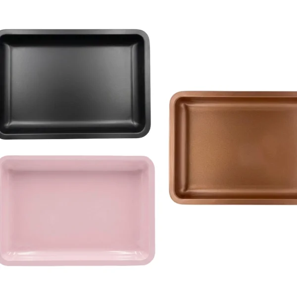 BANDEJA CUADRADA 18 × 13 CM PARA INSUMOS DE BELLEZA