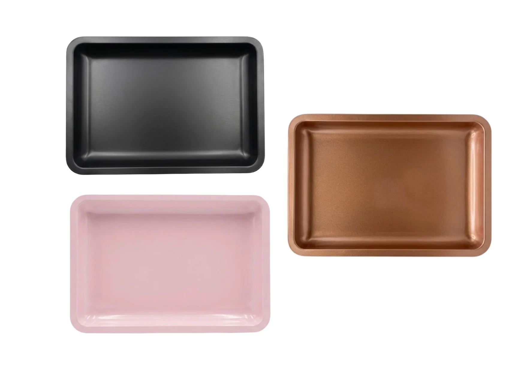 bandejas cuadradas BANDEJA CUADRADA 18 × 13 CM PARA INSUMOS DE BELLEZA - Imagen 1