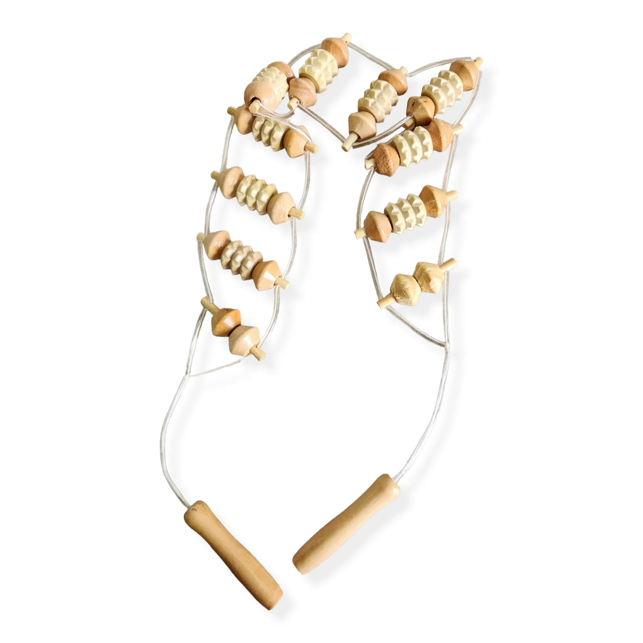 Kit De Maderoterapia 9 Piezas Masajes Reductores Aniceulitis - Imagen 2