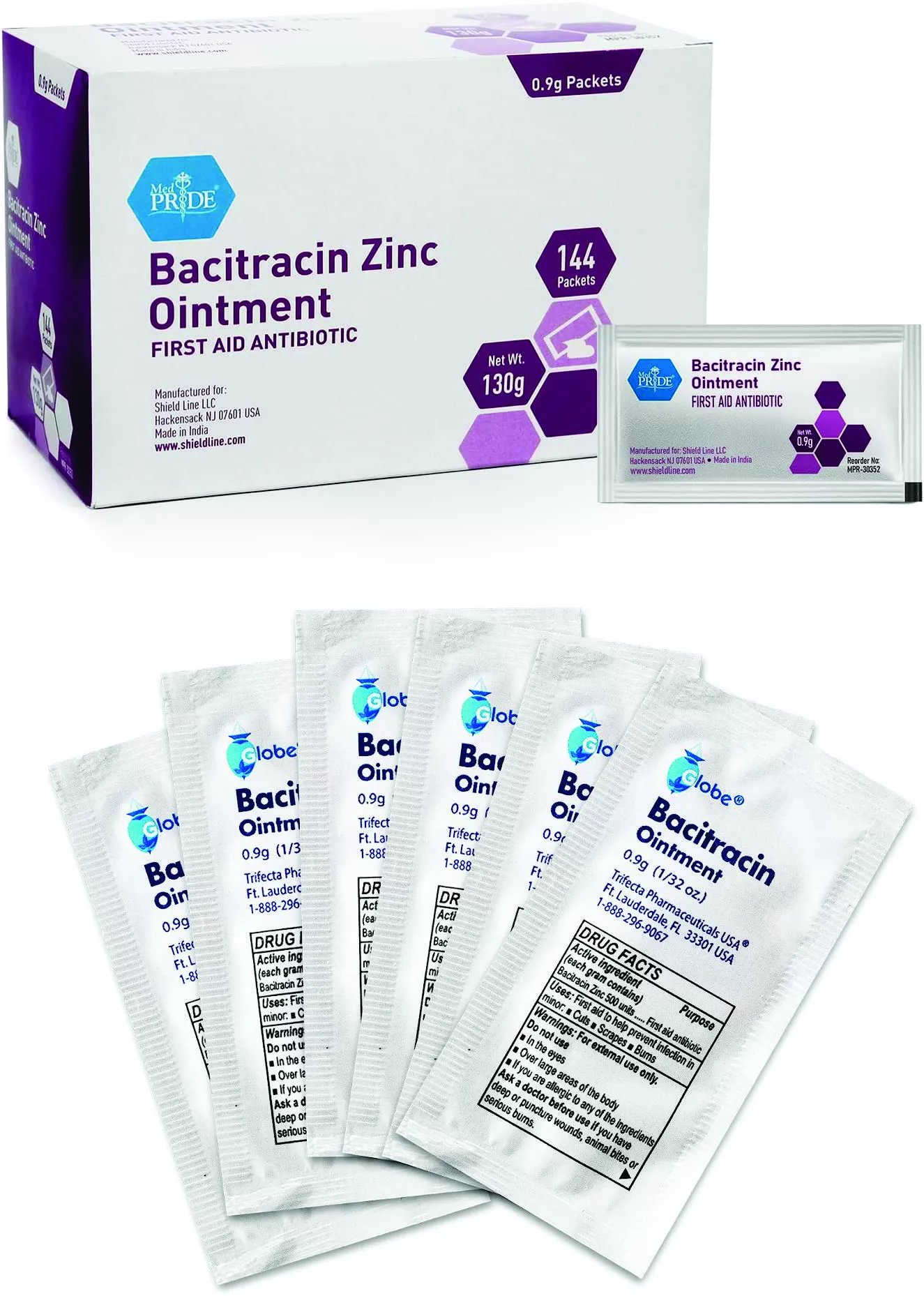 dos presentaciones 10 Bacitracina con Zinc en crema para Micropigmentacion - Imagen 1