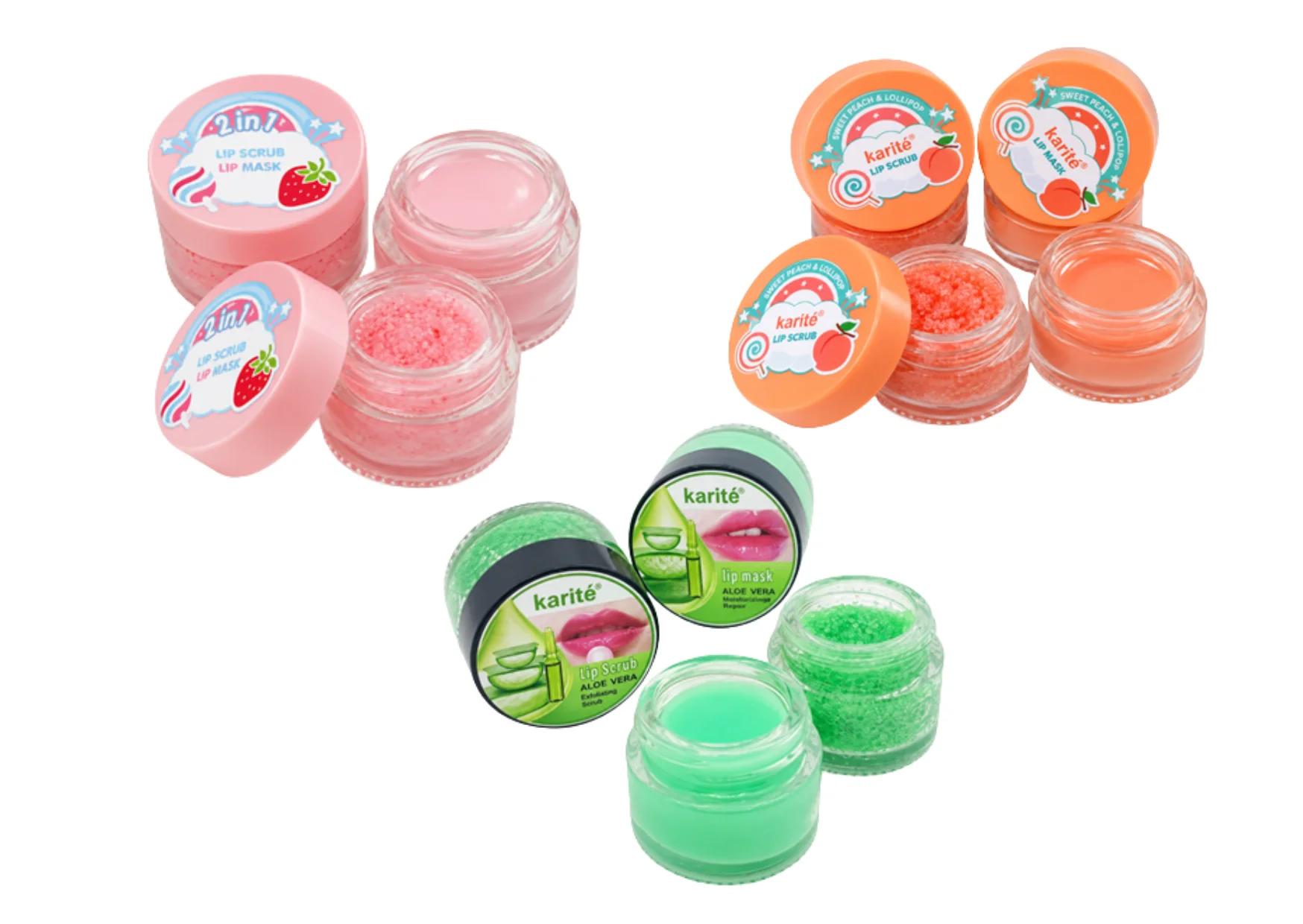 exfoliantes Exfoliante De Labios 2 en 1 Karite Original - Imagen 1